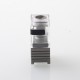 Authentic Yachtvape Eclipse Dual Boro Bridge for Billet / Boro Box - Gun Metal, 4ml