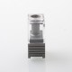 Authentic Yachtvape Eclipse Dual Boro Bridge for Billet / Boro Box - Gun Metal, 4ml