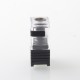 Authentic Yachtvape Eclipse Dual Boro Bridge for Billet / Boro Box - Black, 4ml