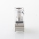 Authentic Yachtvape Eclipse Dual Boro Bridge for Billet / Boro Box - Silver, 4ml