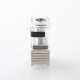 Authentic Yachtvape Eclipse Dual Boro Bridge for Billet / Boro Box - Silver, 4ml