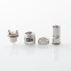 Protocol Ridge Style RBA Bridge for Billet / BB / Boro Mod - Silver, 6 PCS Air Pin 1.0 / 2.0 / 2.5 / 3.0 / 3.5 / 4.0mm