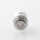 Mission Tips V2 Mini Nuke Style Drip Tip Set for BB / Billet Boro AIO Mod - Silver, 4 PCS Mouthpieces (Aluminum + Crystal + POM)