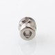 Mission Tips V2 Mini Nuke Style Drip Tip for BB / Billet Boro AIO Mod - Silver, Stainless Steel + Titanium