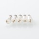 Protocol Ridge Style RBA Bridge for Billet / BB / Boro Mod - Gold, 6 PCS Air Pin 1.0 / 2.0 / 2.5 / 3.0 / 3.5 / 4.0mm