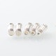 Protocol Ridge Style RBA Bridge for Billet / BB / Boro Mod - Gold, 6 PCS Air Pin 1.0 / 2.0 / 2.5 / 3.0 / 3.5 / 4.0mm