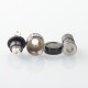 Protocol Ridge Style RBA Bridge for Billet / BB / Boro Mod - Black, 6 PCS Air Pin 1.0 / 2.0 / 2.5 / 3.0 / 3.5 / 4.0mm