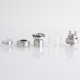 [Ships from Bonded Warehouse] Authentic Dovpo Blotto Single Coil RTA Rebuildable Tank Atomizer - Silver, 2.8ml / 5.0ml, 23.5mm