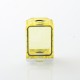 WICK'D XO Style Boro Tank for SXK BB / Billet AIO Box Mod Kit - Translucent Yellow, Acrylic