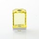 WICK'D XO Style Boro Tank for SXK BB / Billet AIO Box Mod Kit - Translucent Yellow, Acrylic