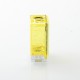 WICK'D XO Style Boro Tank for SXK BB / Billet AIO Box Mod Kit - Translucent Yellow, Acrylic