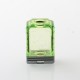 WICK'D XO Style Boro Tank for SXK BB / Billet AIO Box Mod Kit - Translucent Green, Acrylic