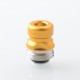 Mission Tips V2 Mini Nuke Style Drip Tip Set for BB / Billet Boro AIO Mod - Silver, 4 PCS Mouthpieces (Aluminum)