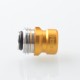 Mission Tips V2 Mini Nuke Style Drip Tip Set for BB / Billet Boro AIO Mod - Silver, 4 PCS Mouthpieces (Aluminum)