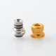 Mission Tips V2 Mini Nuke Style Drip Tip Set for BB / Billet Boro AIO Mod - Silver, 4 PCS Mouthpieces (Aluminum)