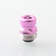 Mission Tips V2 Mini Nuke Style Drip Tip Set for BB / Billet Boro AIO Mod - Silver, 4 PCS Mouthpieces (Aluminum)