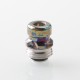 Mission Tips V2 Mini Nuke Style Drip Tip for BB / Billet Boro AIO Mod - Toxic, Stainless Steel + Titanium