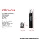 [Ships from Bonded Warehouse] Authentic VandyVape BIIO Pod System Kit - Shadow Black, 1000mAh, 2ml, 0.6ohm / 0.8ohm