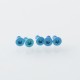 Authentic MK MODS Replacement Titanium Screws for dotMod dotAIO V1 / V2 Pod - Blue (5 PCS)