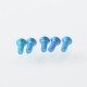 Authentic MK MODS Replacement Titanium Screws for dotMod dotAIO V1 / V2 Pod - Blue (5 PCS)