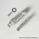 Kontrl Mkro Style RBA Bridge for Billet / BB / Boro Mod - Silver, 316SS, 5 PCS Air Pin 1.0 / 1.2 / 2.5 / 3.5 / 4.0mm