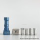 Kontrl Mkro Style RBA Bridge for Billet / BB / Boro Mod - Blue, 316SS, 5 PCS Air Pin 1.0 / 1.2 / 2.5 / 3.5 / 4.0mm