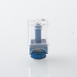 Dotshell Style Rebuildable Tank RBA w/ 3 MTL Pin for dotAIO Portable AIO Pod System Kit - Blue, 1.0mm + 1.2mm + 1.5mm