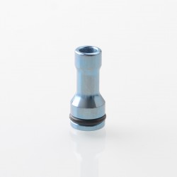 Mission XV Style RDL 510 Drip Tip for RDA / RTA / RDTA Atomizer - Blue, Titanium