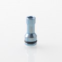 Mission XV Style RDL 510 Drip Tip for RDA / RTA / RDTA Atomizer - Blue, Titanium