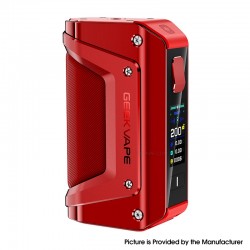 [Ships from Bonded Warehouse] Authentic GeekVape L200 III (Aegis Legend 3) Box Mod - Red, 5~200W