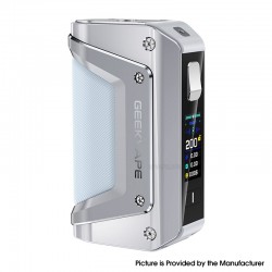 [Ships from Bonded Warehouse] Authentic GeekVape L200 III (Aegis Legend 3) Box Mod - Silver, 5~200W