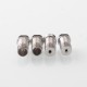 Kontrl Mkro Style RBA Bridge for Billet / BB / Boro Mod - Silver, 316SS, 5 PCS Air Pin 1.0 / 1.2 / 2.5 / 3.5 / 4.0mm