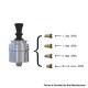 Authentic Auguse Era V2 RDA Rebuildable Dripping Atomizer - Silver, SS316, BF Pin, 22mm Diameter