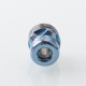 Mission Tips V2 Mini Nuke Style Drip Tip for BB / Billet Boro AIO Mod - Blue, Stainless Steel + Titanium