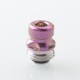 Mission Tips V2 Mini Nuke Style Drip Tip for BB / Billet Boro AIO Mod - Purple, Stainless Steel + Titanium