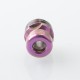 Mission Tips V2 Mini Nuke Style Drip Tip for BB / Billet Boro AIO Mod - Purple, Stainless Steel + Titanium