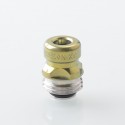 Mission Tips V2 Mini Nuke Style Drip Tip for BB / Billet Boro AIO Mod - Gold, Stainless Steel + Titanium