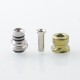 Mission Tips V2 Mini Nuke Style Drip Tip for BB / Billet Boro AIO Mod - Gold, Stainless Steel + Titanium