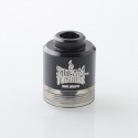 Steam Tuners Style Top Cap Tank + Chimney for Flash e-Vapor V4.5 / V4.5S+ RTA - Black