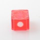 Monarchy Mnch King Duck Style Boro Tank for SXK BB / Billet AIO Box Mod Kit - Translucent Red, PC