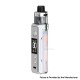 [Ships from Bonded Warehouse] Authentic Voopoo Drag X2 80W Box Mod Kit + PnP X Pod DTL - Silver, 5~80W, New Zealand Version