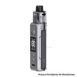 [Ships from Bonded Warehouse] Authentic Voopoo Drag X2 80W Box Mod Kit + PnP X Pod DTL - Gray Metal, 5~80W, New Zealand Version