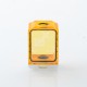 WICK'D XO Style Boro Tank for SXK BB / Billet AIO Box Mod Kit - Translucent Orange, Acrylic