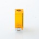 WICK'D XO Style Boro Tank for SXK BB / Billet AIO Box Mod Kit - Translucent Orange, Acrylic