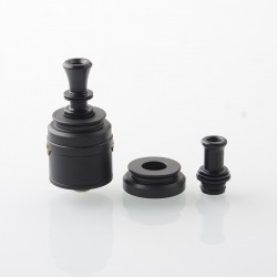 Authentic Auguse Era V2 RDA Rebuildable Dripping Atomizer - Black, SS316, BF Pin, 22mm Diameter
