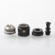 Authentic Auguse Era V2 RDA Rebuildable Dripping Atomizer - Black, SS316, BF Pin, 22mm Diameter