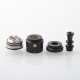 Authentic Auguse Era V2 RDA Rebuildable Dripping Atomizer - Black, SS316, BF Pin, 22mm Diameter