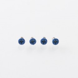 Authentic MK MODS Replacement Screws for Aspire Raga Aio Pod - Blue, (4 PCS)