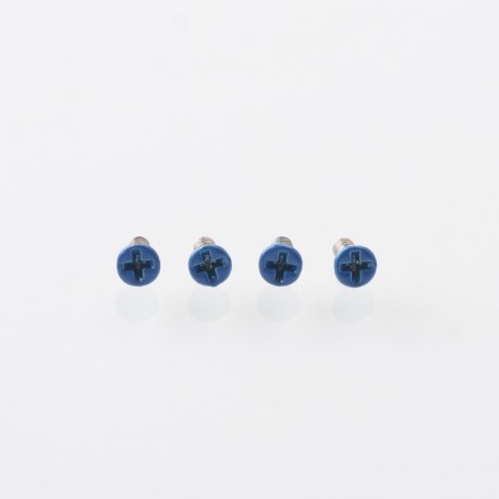 Authentic MK MODS Replacement Screws for Aspire Raga Aio Pod - Blue, (4 PCS)