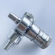 Flash e-Vapor V4.5S+ Style RTA Rebuildable Tank Atomizer - Silver, Titanium Alloy + Glass, 4.5ml, 23mm Diameter